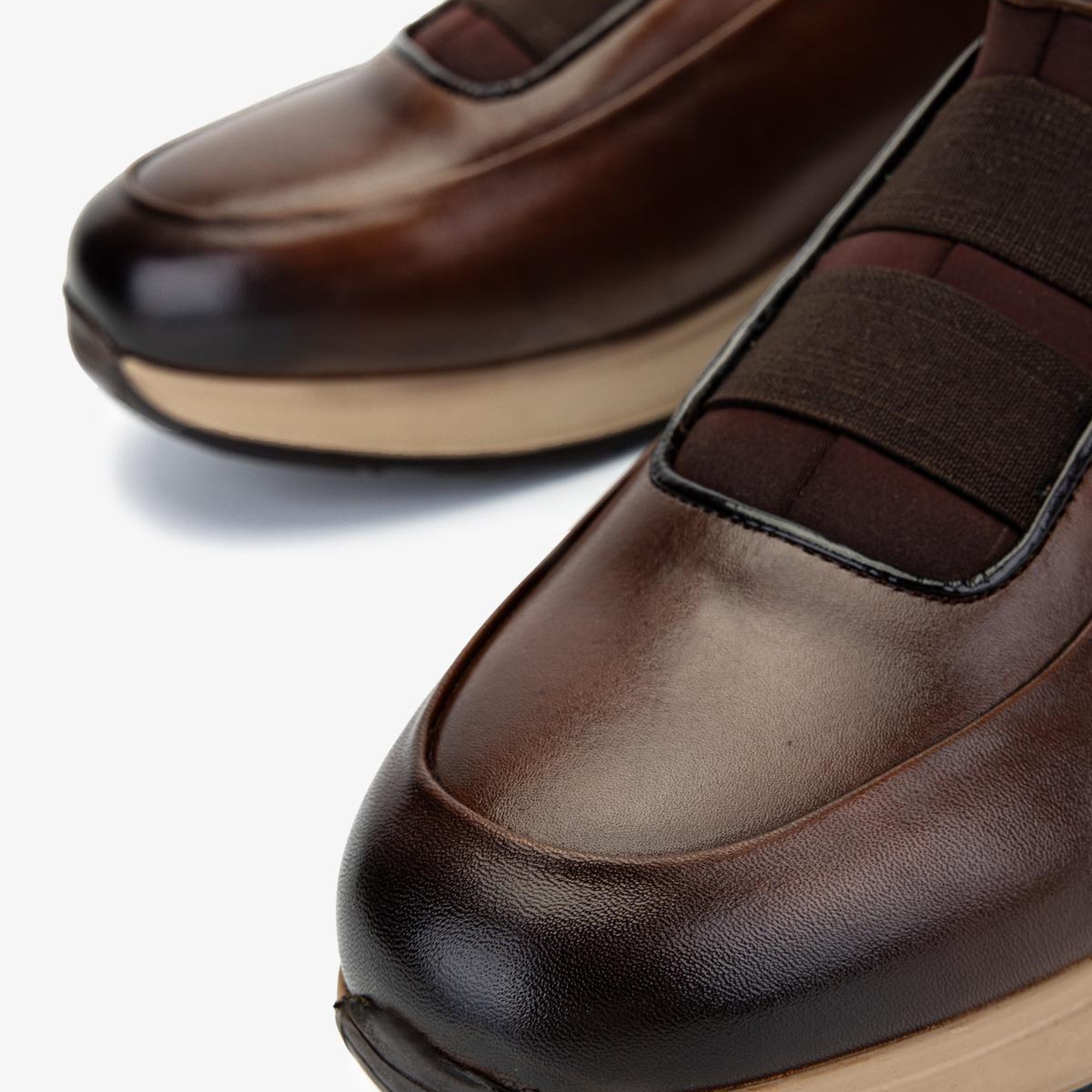 Valmenti Erkek Hakiki Deri Kahverengi Sneakers & Spor Ayakkabı