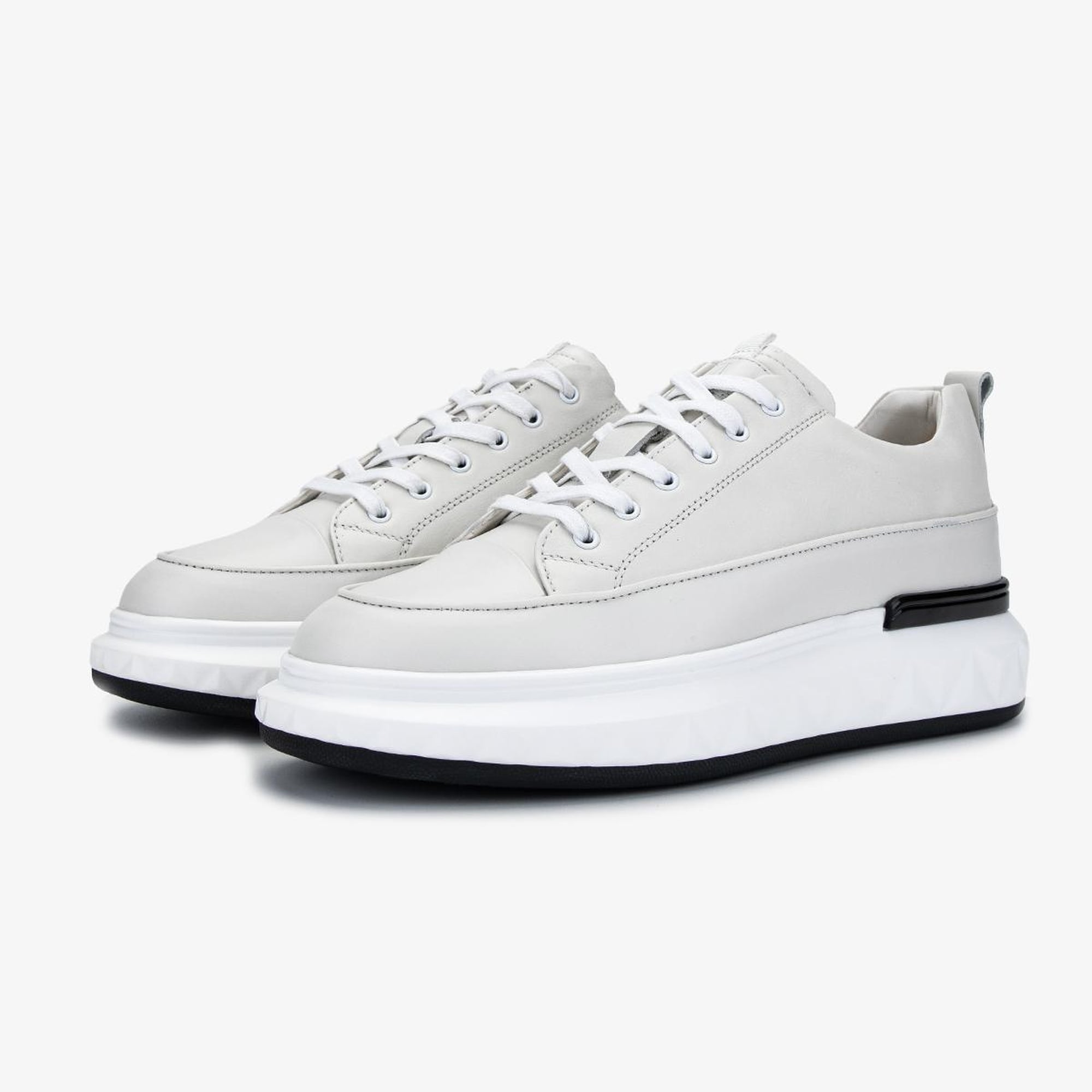 Valmenti Erkek Hakiki Deri Beyaz Casual Ayakkabı