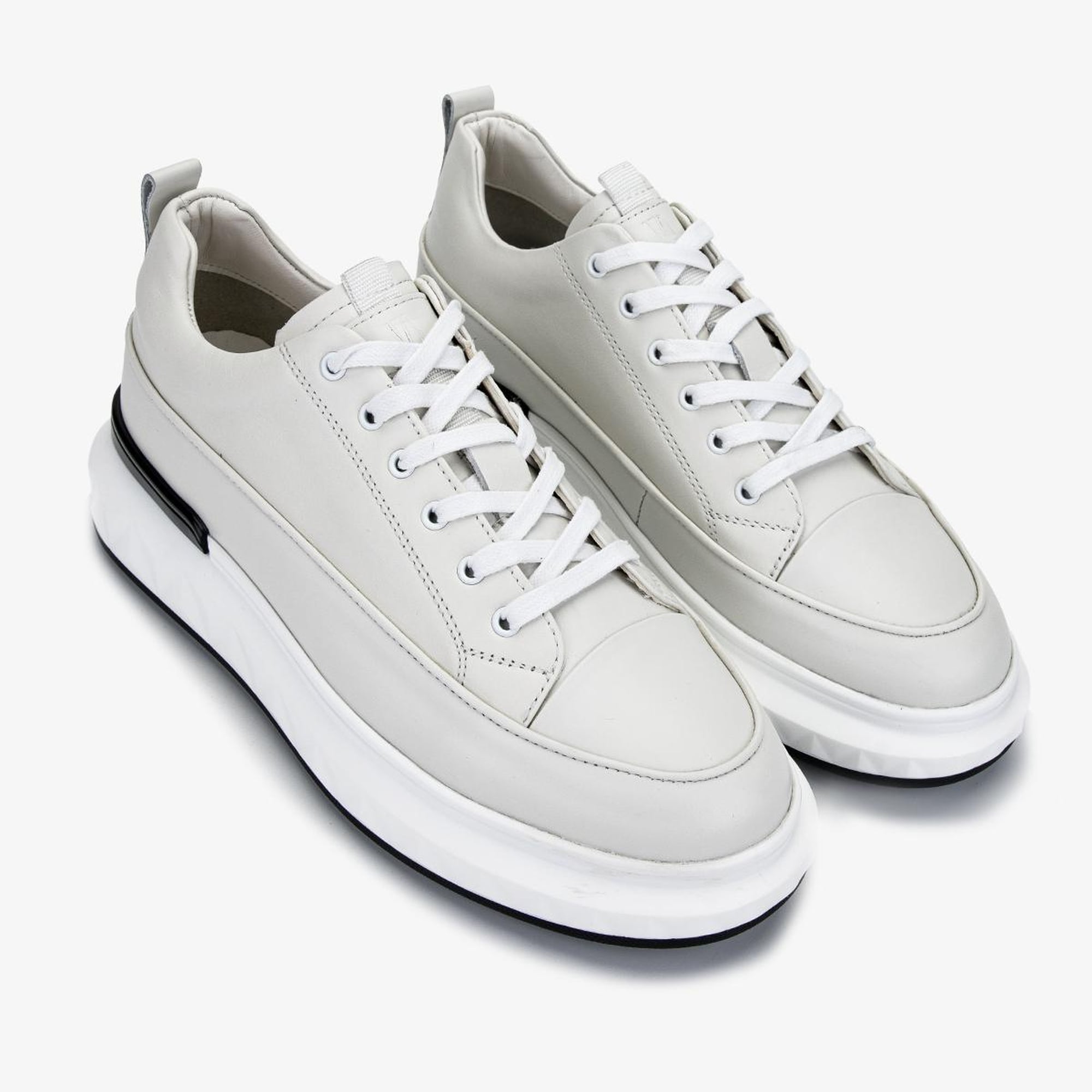 Valmenti Erkek Hakiki Deri Beyaz Casual Ayakkabı