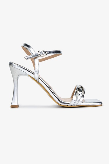  Valmenti Kadın Lame Topuklu Ayakkabı