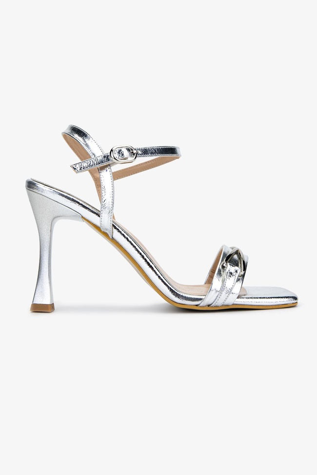  Valmenti Kadın Lame Topuklu Ayakkabı