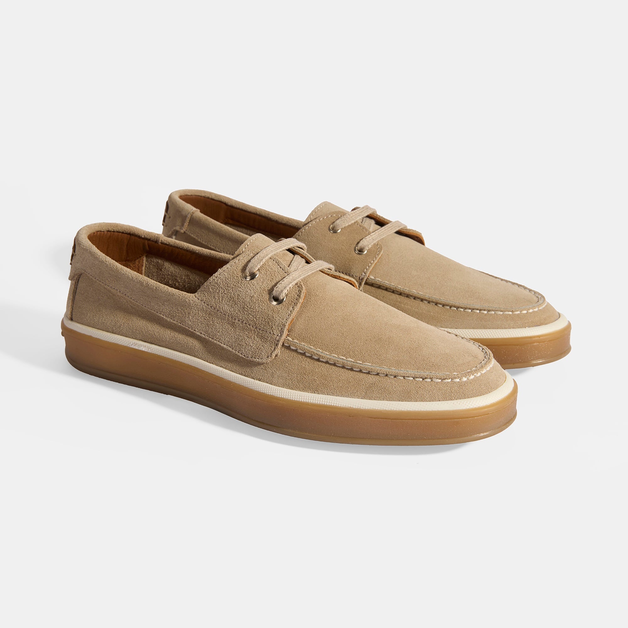 Erkek Vizon Bağcıklı Süet Günlük Ayakkabı