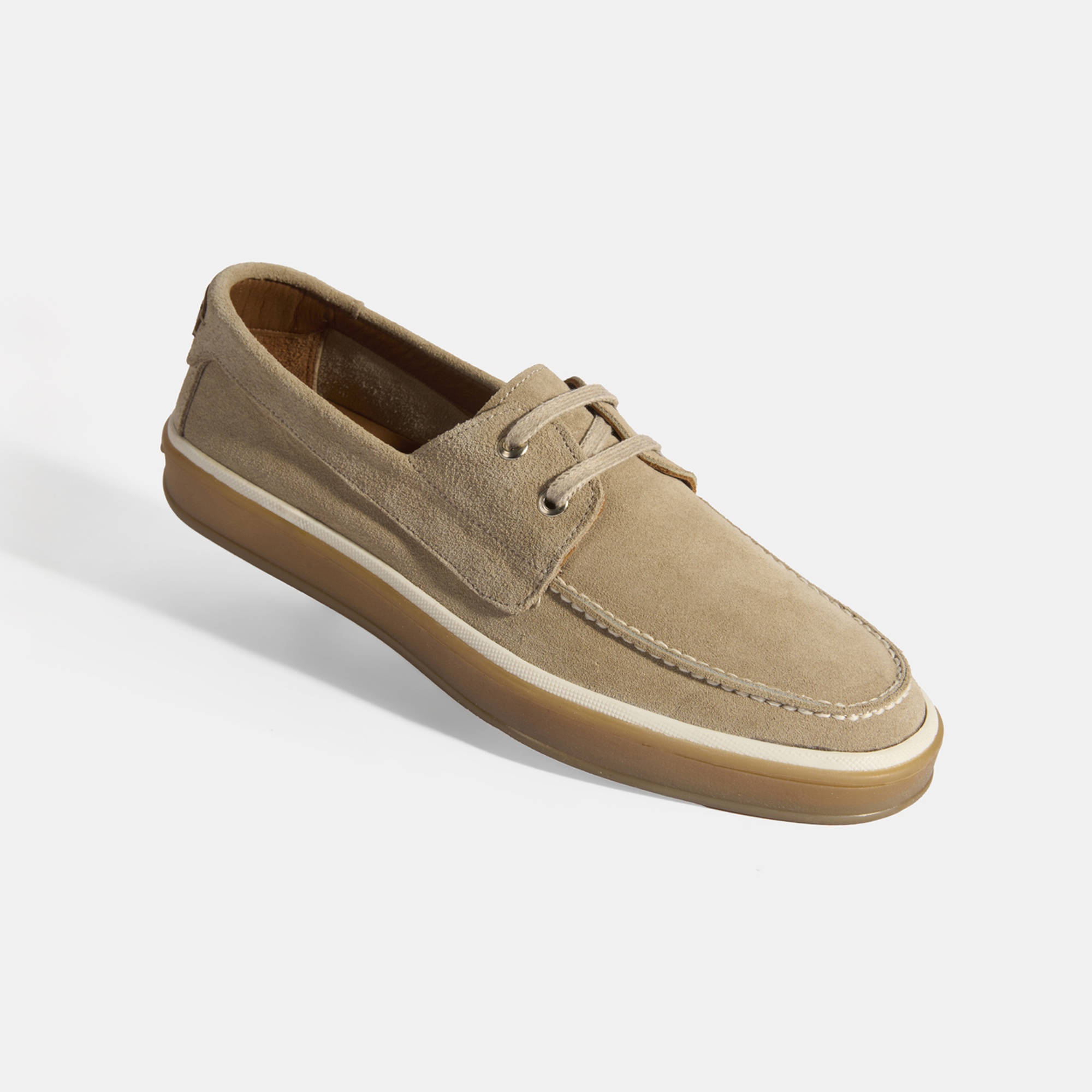 Erkek Vizon Bağcıklı Süet Günlük Ayakkabı