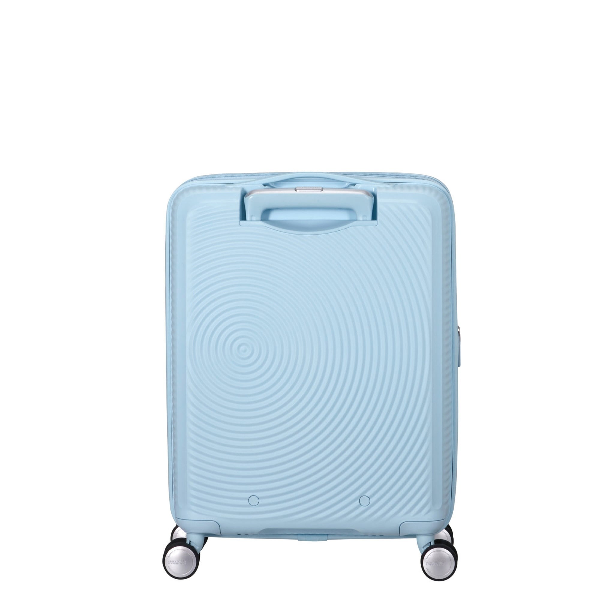 American Tourister Açık Mavi Soundbox - 55 cm Kabin Boy Sert Valiz
