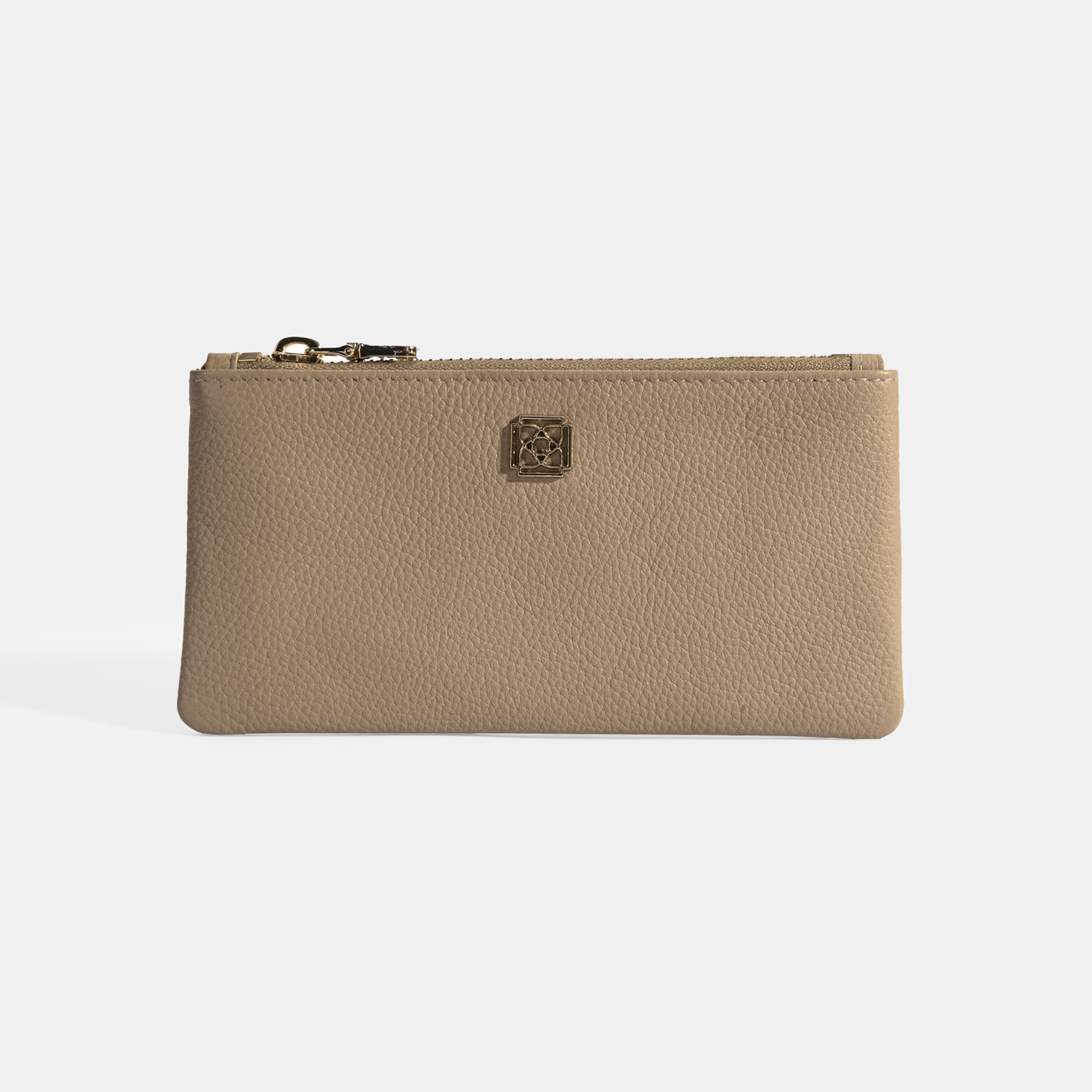 Kadın Vizon Fermuarlı Deri Cüzdan