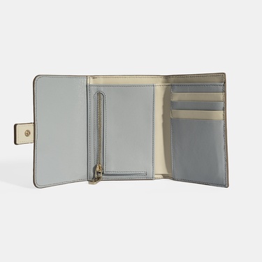  Kadın Vizon / Mavi Deri Cüzdan