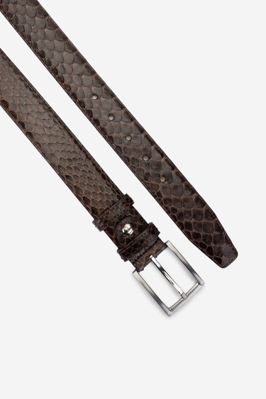  Valmenti Erkek Hakiki Deri Kahverengi Kemer