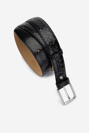  Valmenti Erkek Hakiki Deri Siyah Kemer