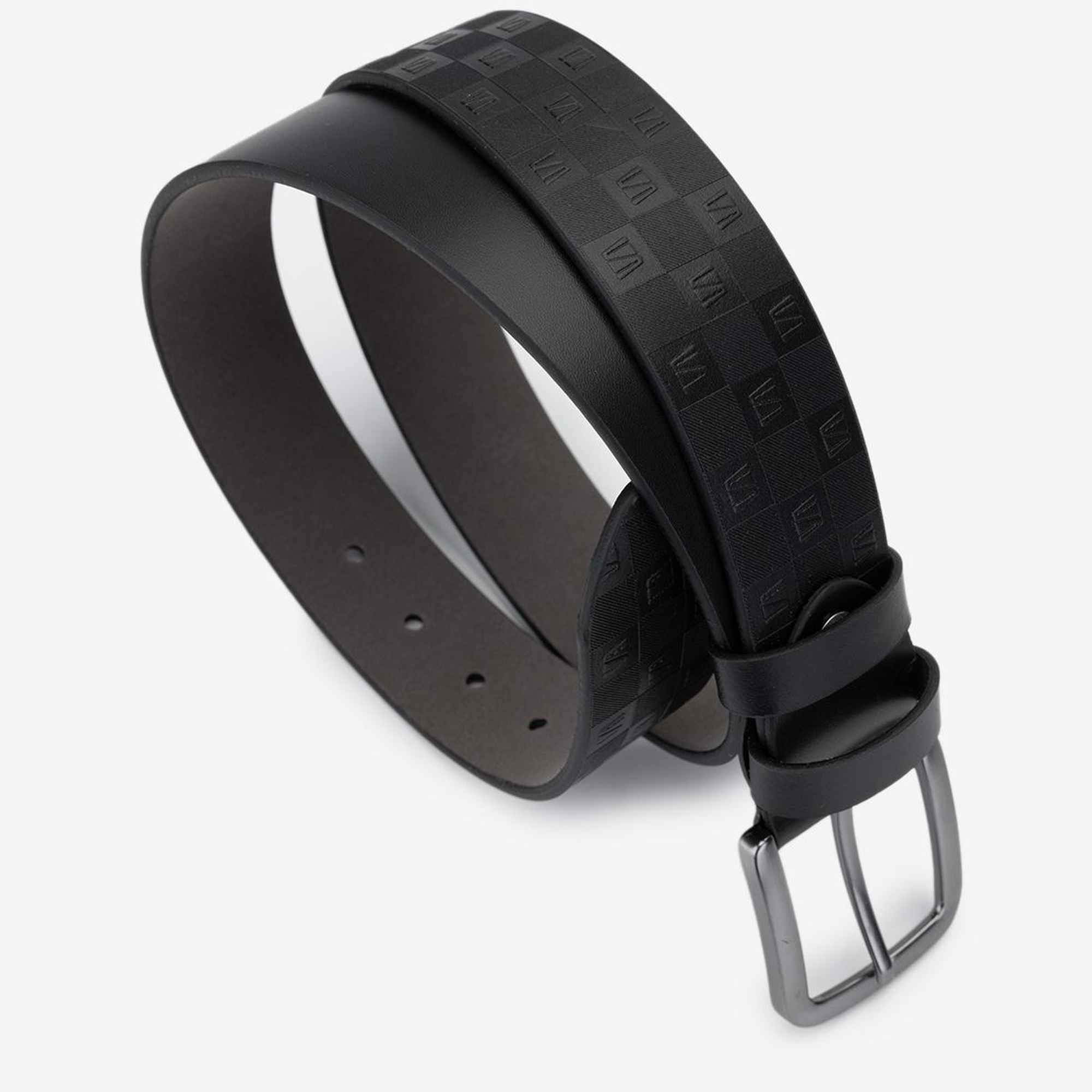 Valmenti Erkek Hakiki Deri Siyah Deri Spor Kemer