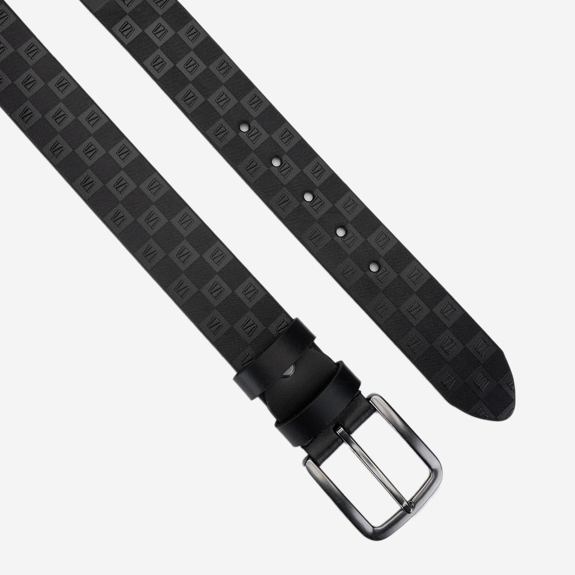 Valmenti Erkek Hakiki Deri Siyah Deri Spor Kemer