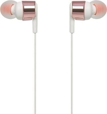  JBL T210 Siyah Kablolu Mikrofonlu Kulak İçi Kulaklık, Gold