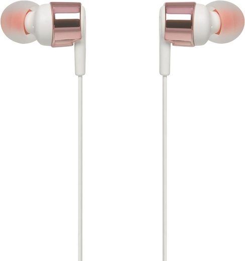  JBL T210 Siyah Kablolu Mikrofonlu Kulak İçi Kulaklık, Gold