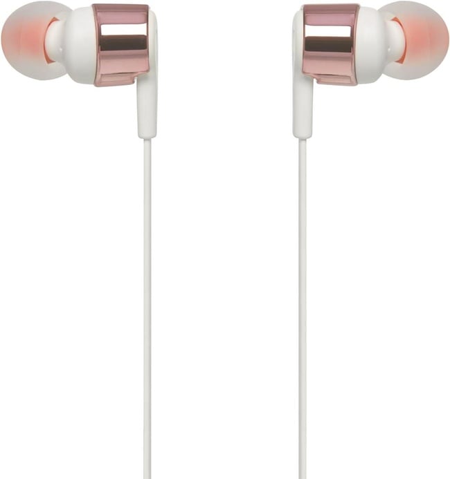  JBL T210 Siyah Kablolu Mikrofonlu Kulak İçi Kulaklık, Gold