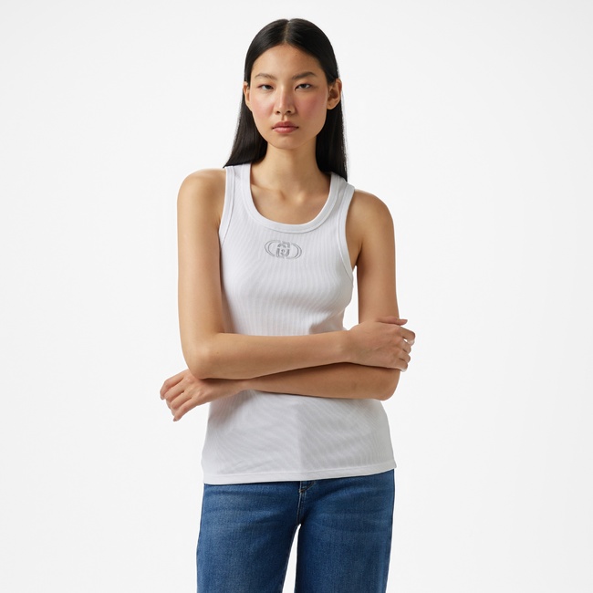  Liu Jo Kadın Beyaz T-Shirt