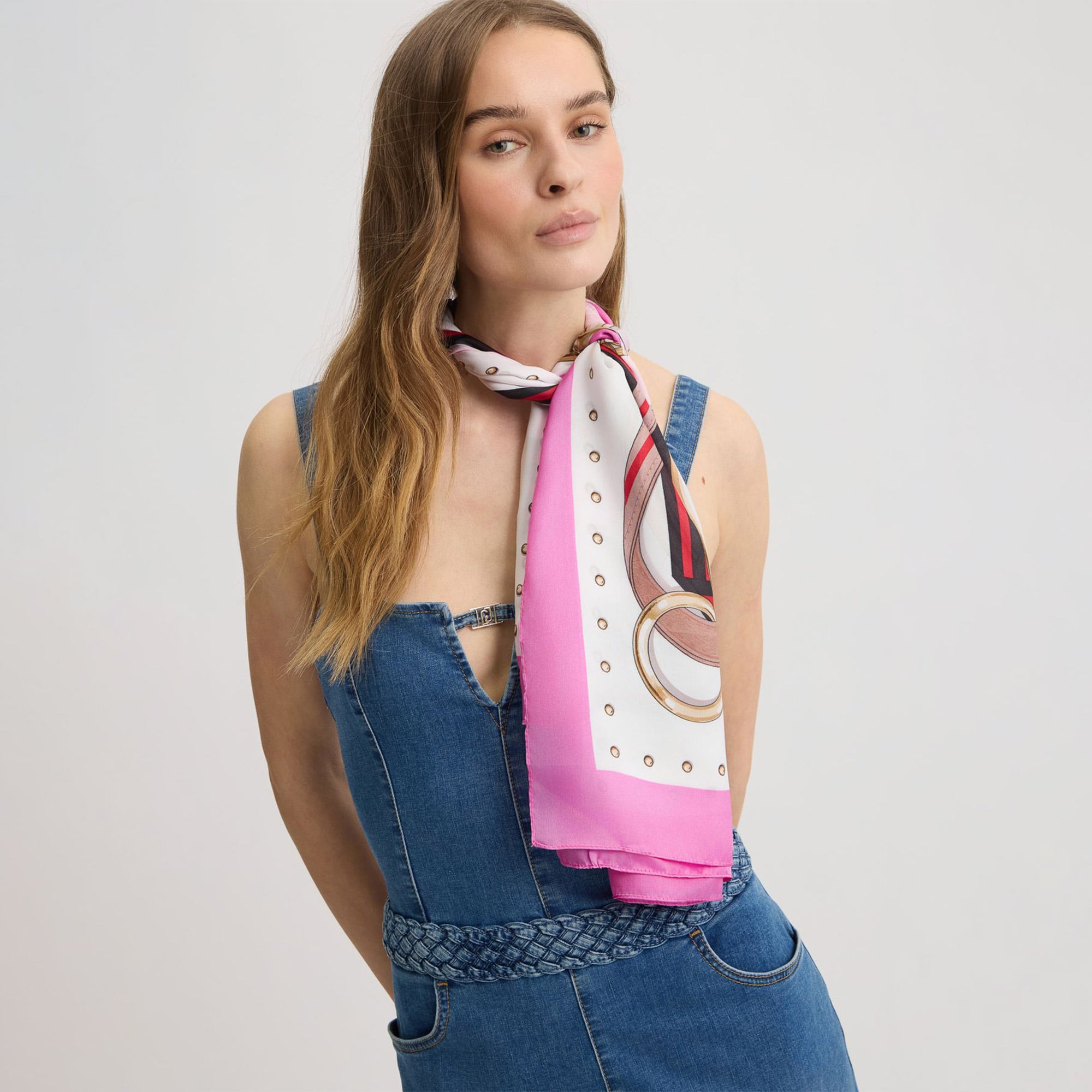  Liu Jo Kadın Pembe Şal