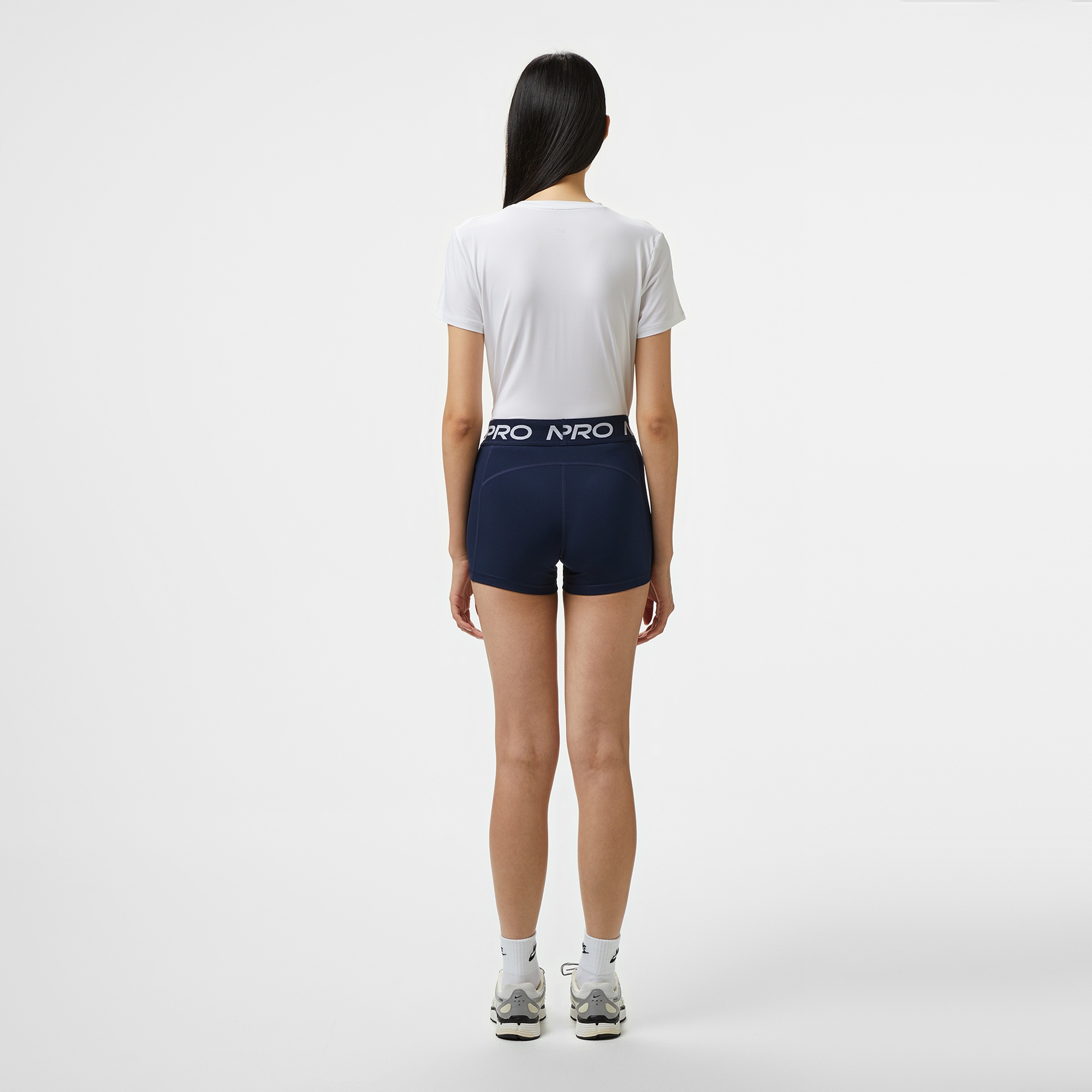 Nike Pro 365 8 cm Kadın Mavi Şort