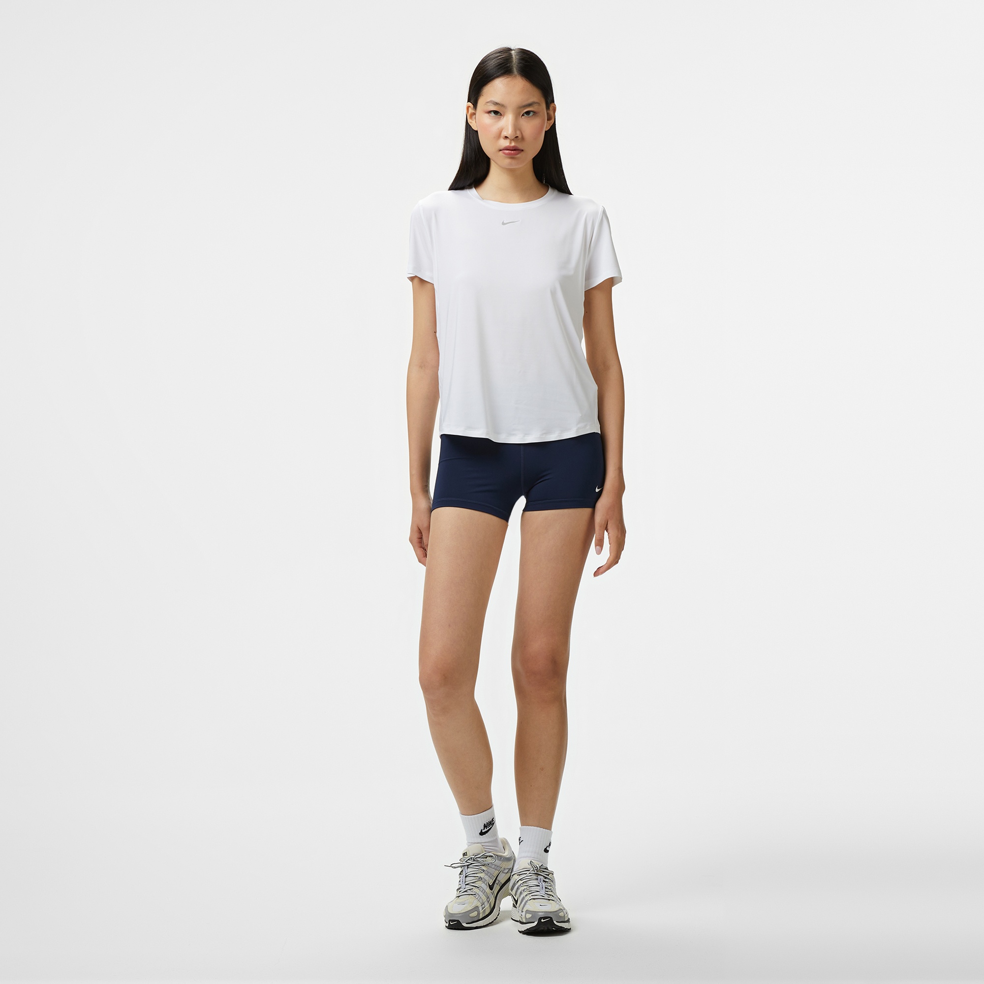 Nike Pro 365 8 cm Kadın Mavi Şort