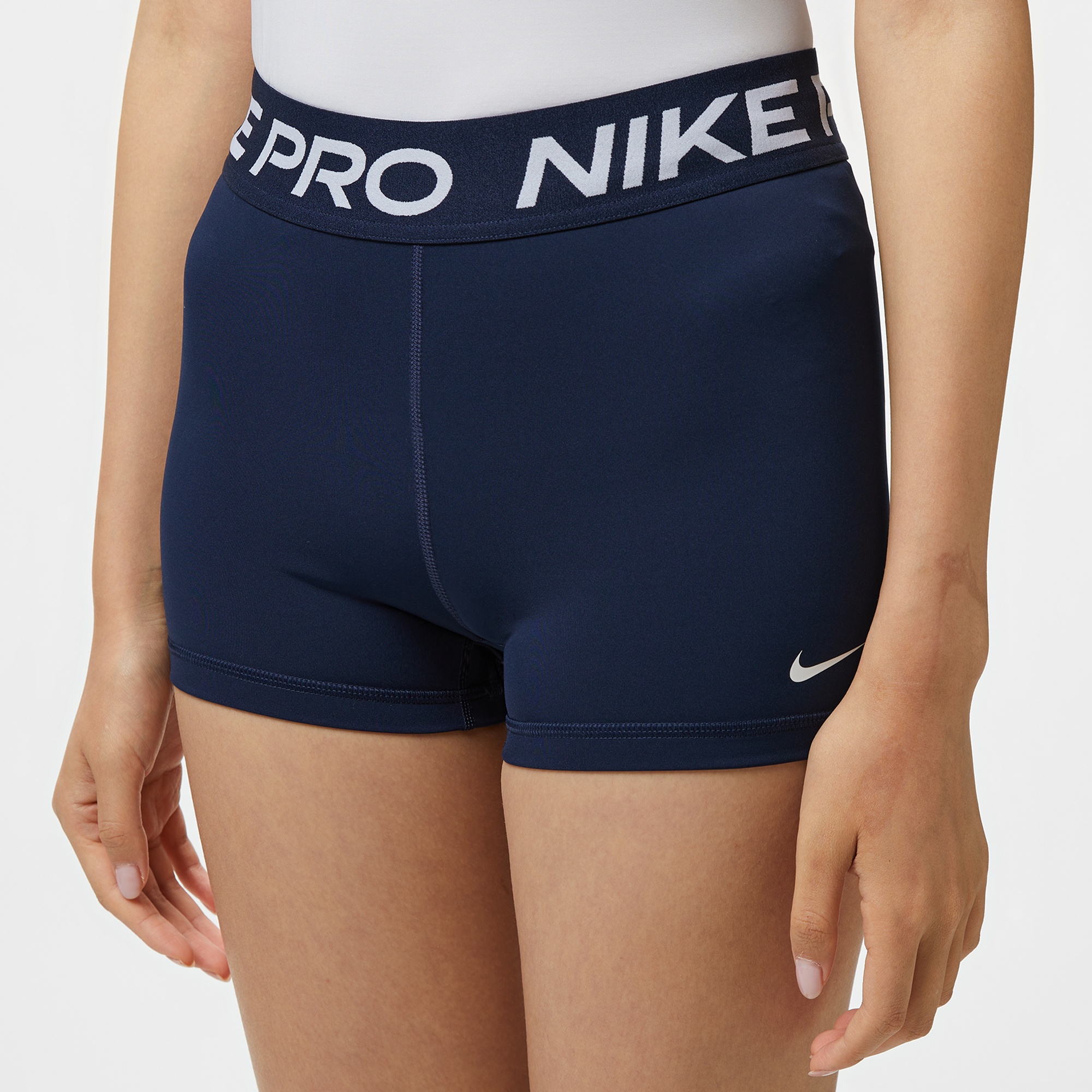 Nike Pro 365 8 cm Kadın Mavi Şort