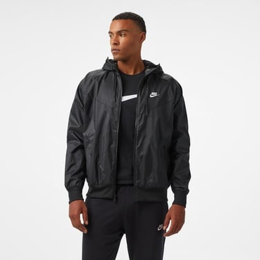  Nike Sportswear Heritage Essentials Windrunner Erkek Siyah Ceket