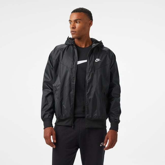  Nike Sportswear Heritage Essentials Windrunner Erkek Siyah Ceket