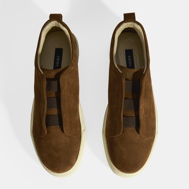  Erkek Taba Süet Deri Günlük Ayakkabı