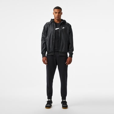  Nike Sportswear Heritage Essentials Windrunner Erkek Siyah Ceket
