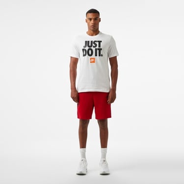  Nike Sporstwear Verbiage Erkek Beyaz T-Shirt