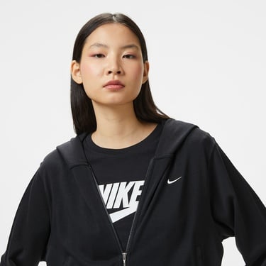  Nike Sportswear Chill Terry Kadın Siyah Eşofman Üstü