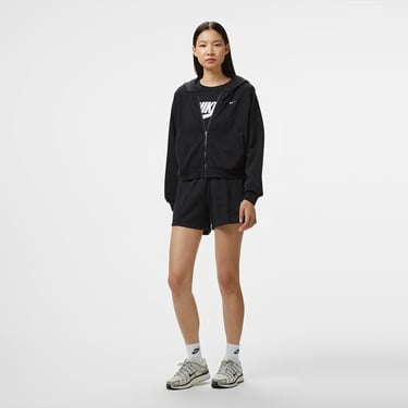  Nike Sportswear Chill Terry Kadın Siyah Eşofman Üstü