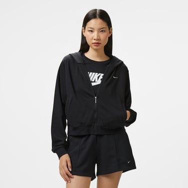  Nike Sportswear Chill Terry Kadın Siyah Eşofman Üstü