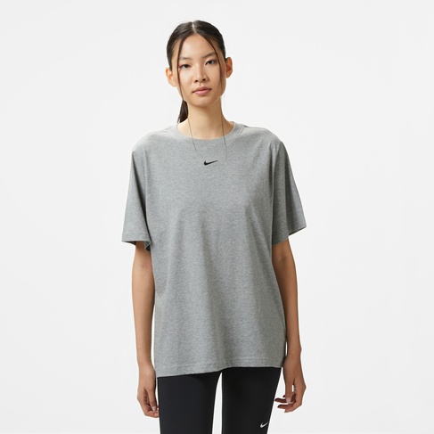  Nike Sportswear Essential Kadın Gri T-Shirt
