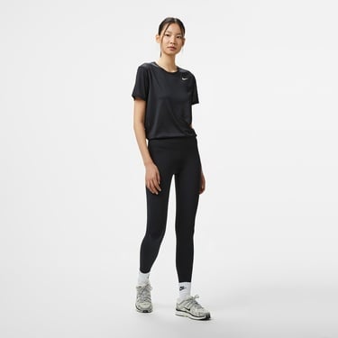  Nike Dri-Fit One High Rise 7/8 Kadın Siyah Tayt