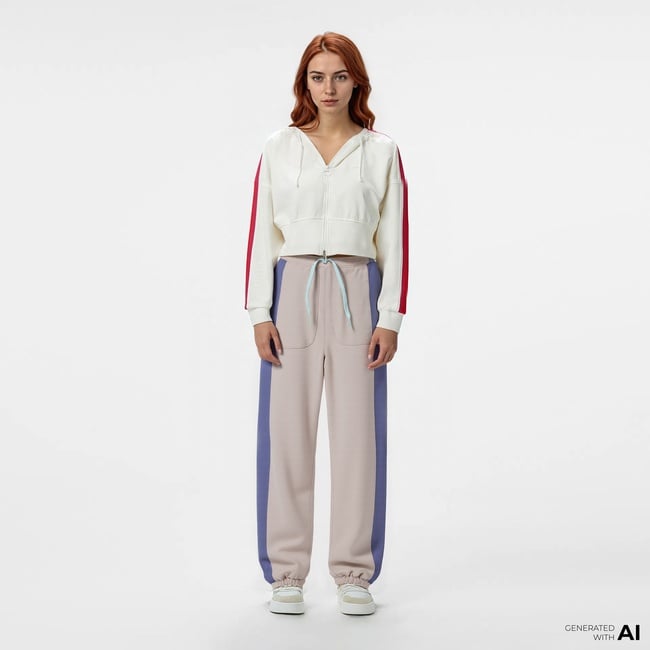  Converse Wordmark Kadın Bej Eşofman Altı