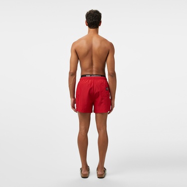  Karl Lagerfeld Erkek Kırmızı Mayo Şort