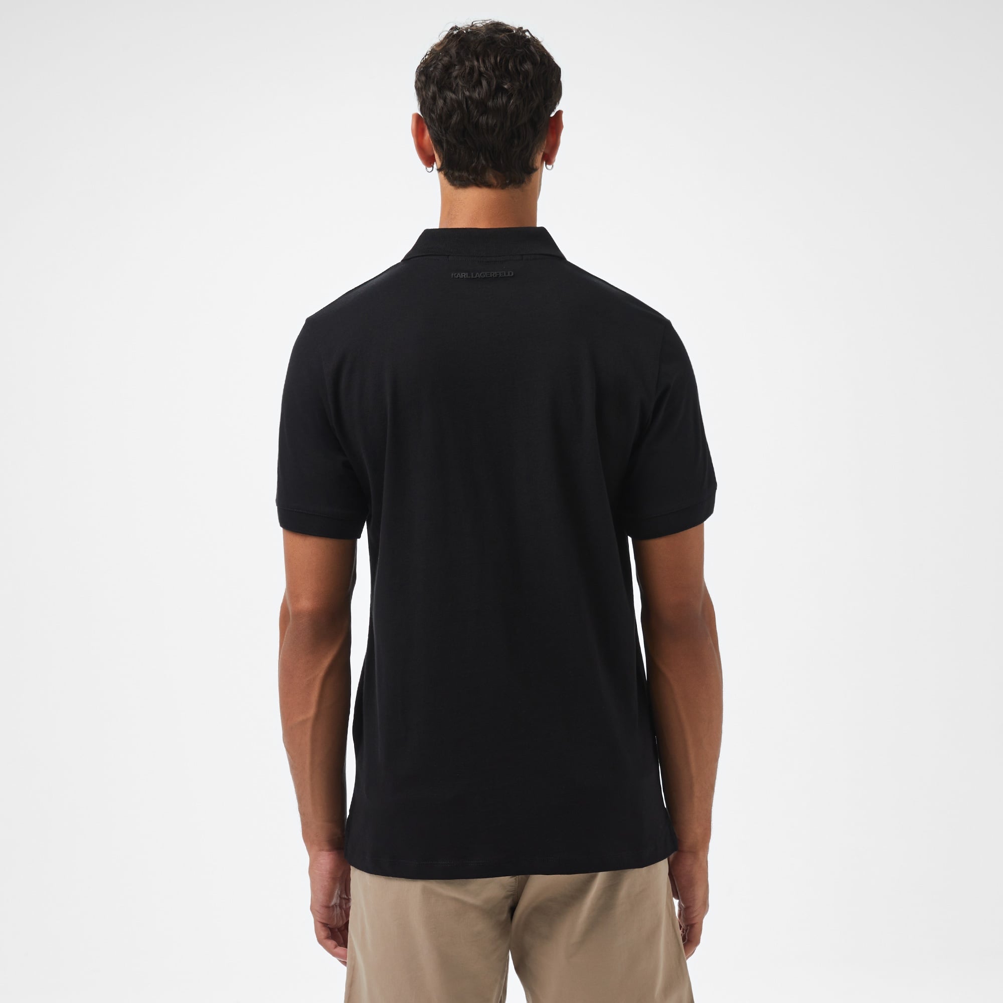 Karl Lagerfeld Erkek Siyah Polo