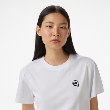  Karl Lagerfeld Kadın Beyaz T-Shirt