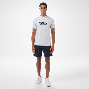  Karl Lagerfeld Erkek Beyaz T-Shirt