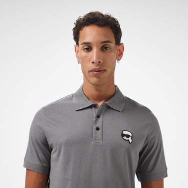  Karl Lagerfeld Erkek Gri Polo