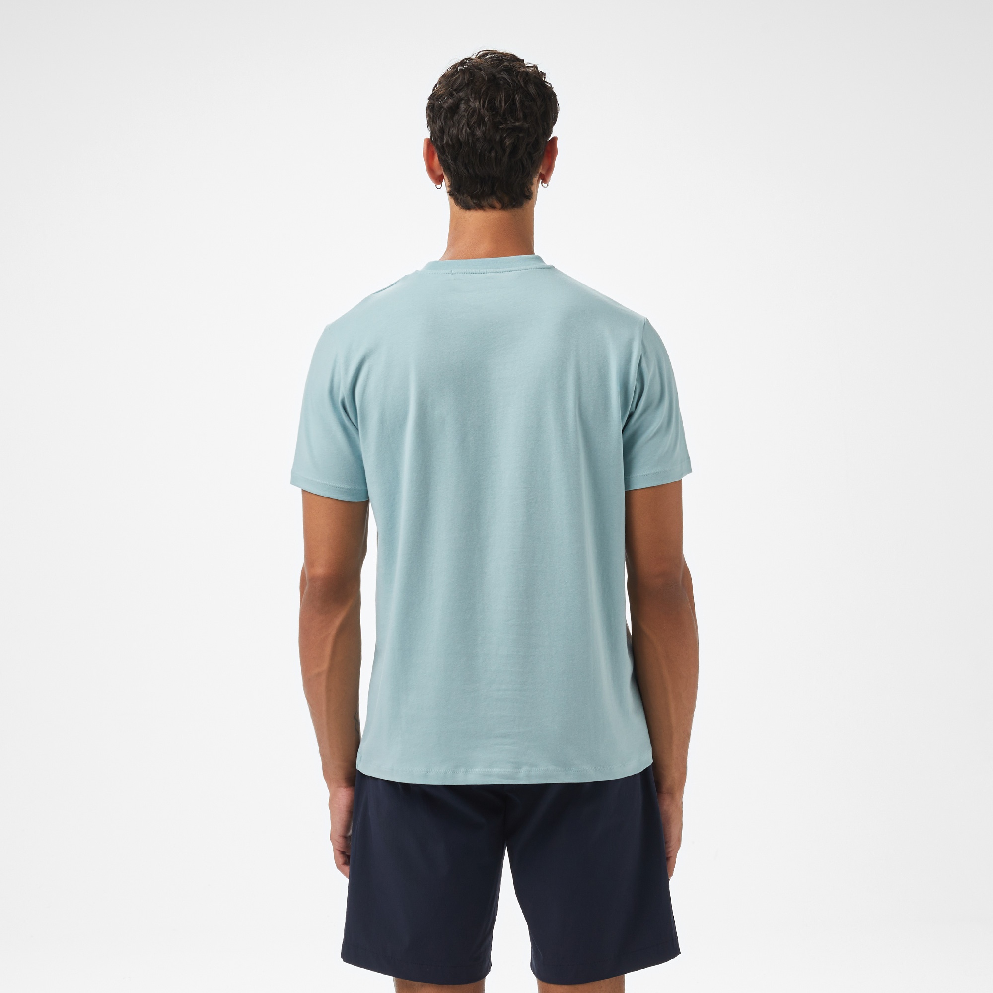 Karl Lagerfeld Erkek Mavi T-Shirt