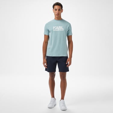  Karl Lagerfeld Erkek Mavi T-Shirt