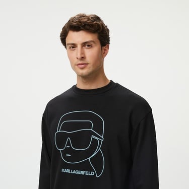  Karl Lagerfeld Erkek Renkli Sweatshirt