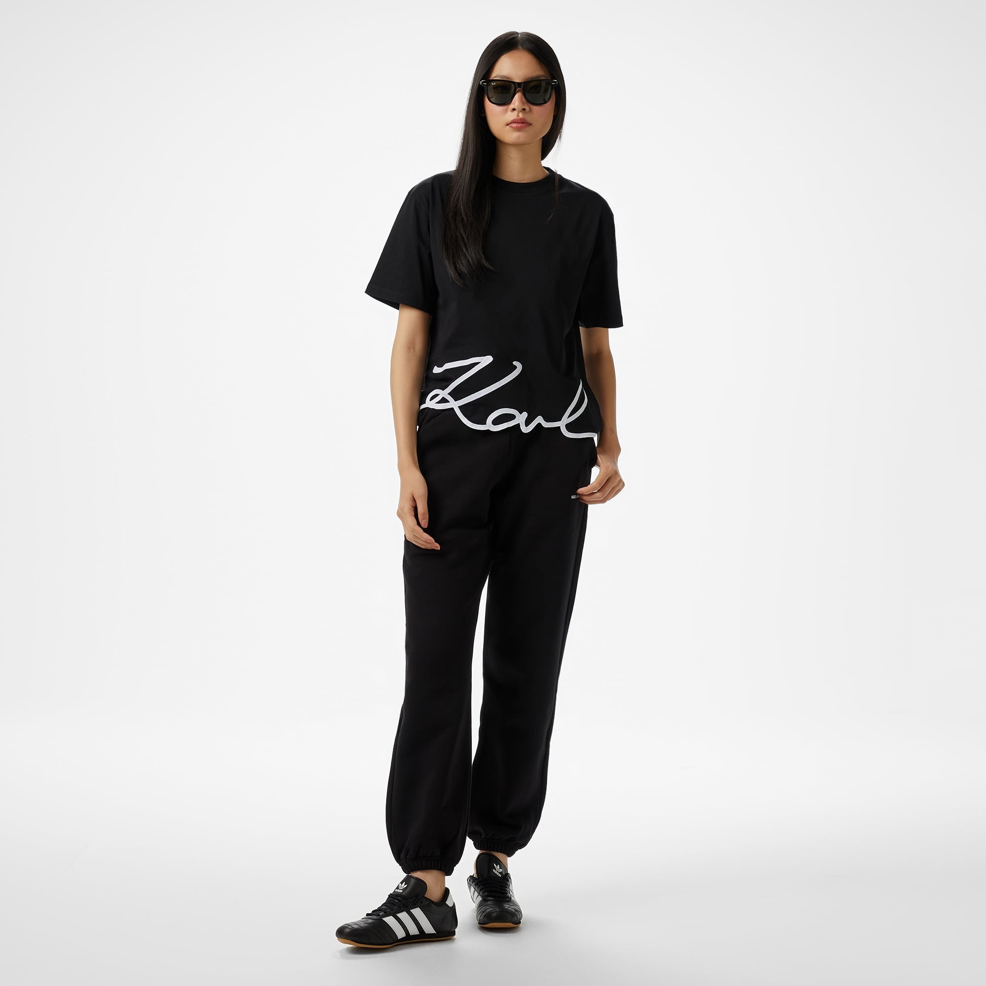 Karl Lagerfeld Kadın Siyah Eşofman Altı