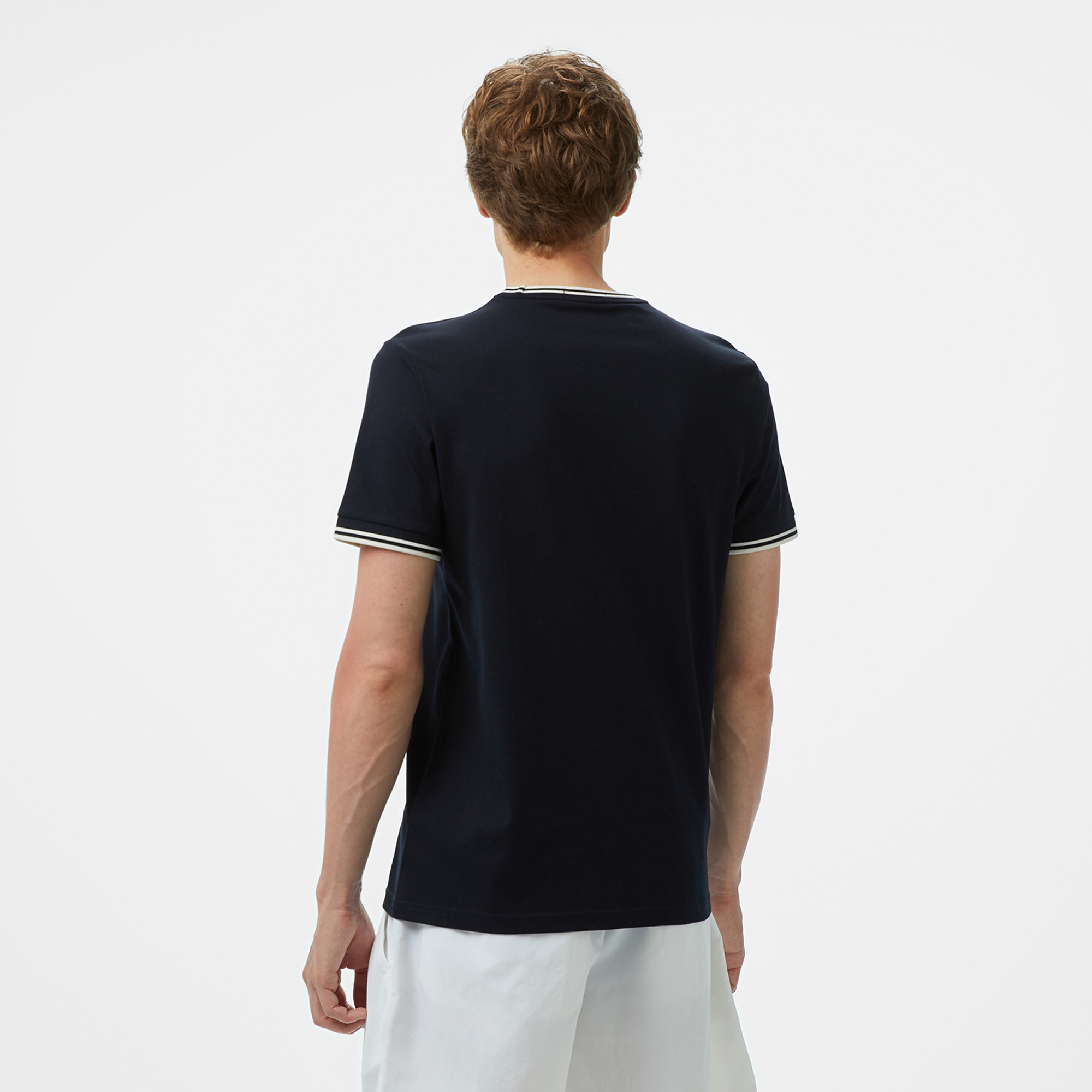 Fred Perry Twin Tipped Erkek Lacivert T-Shirt