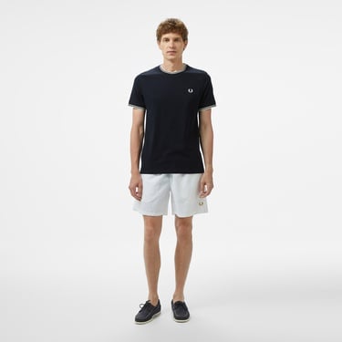  Fred Perry Twin Tipped Erkek Lacivert T-Shirt