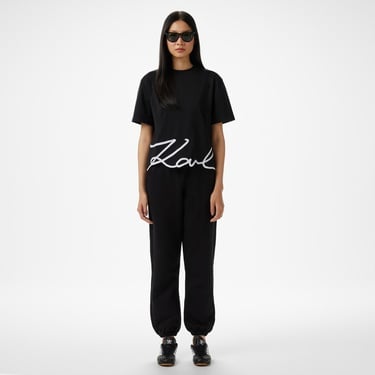  Karl Lagerfeld Kadın Siyah T-Shirt
