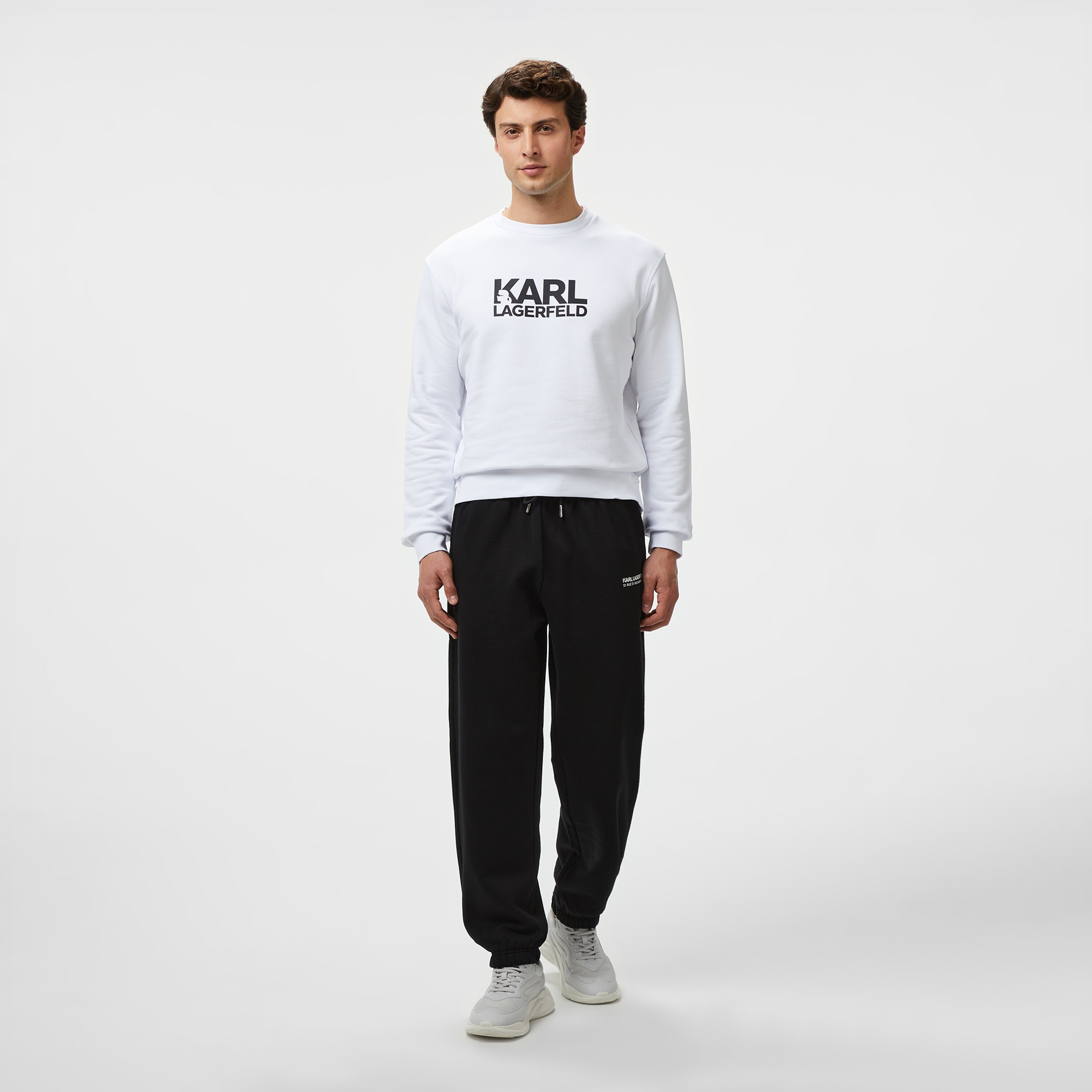 Karl Lagerfeld Erkek Siyah Eşofman Altı