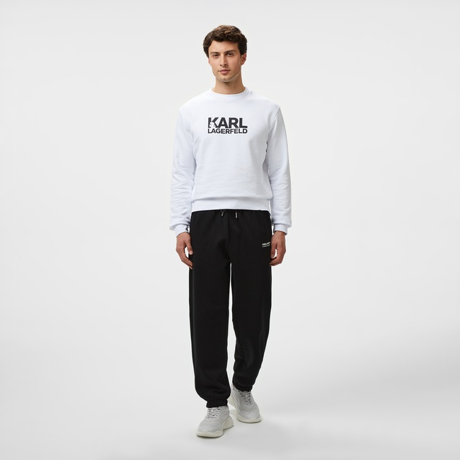  Karl Lagerfeld Erkek Siyah Eşofman Altı