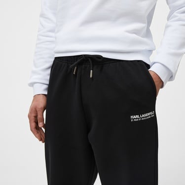  Karl Lagerfeld Erkek Siyah Eşofman Altı