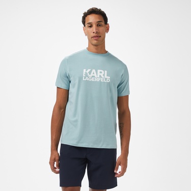  Karl Lagerfeld Erkek Mavi T-Shirt