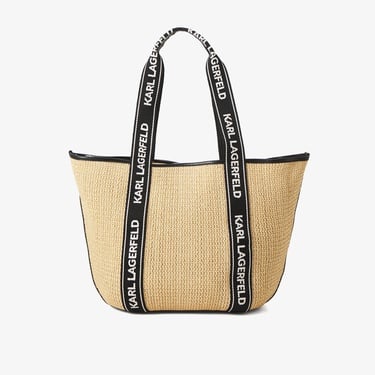  Karl Lagerfeld Kadın Bej Plaj Çantası